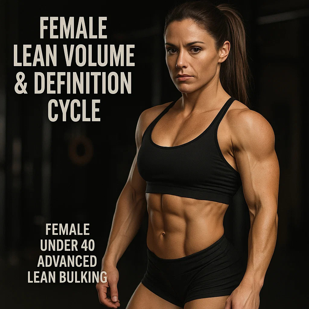 Cycle de Volume Maigre et Définition pour Femmes